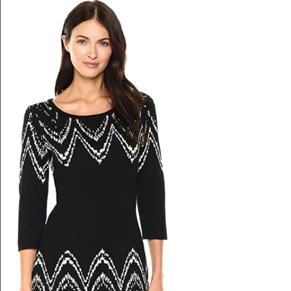 🆕 Gabby Skye Women's Ombre Print Sweater Dress Size Small